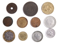 19TH & 20TH CENTURY INTERNATIONAL COIN LOT OF 11
