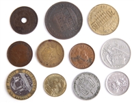 19TH & 20TH CENTURY INTERNATIONAL COIN LOT OF 11