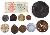 MILITARY & CIVILIAN TOKENS AND MEDALLIONS ESTATE LOT