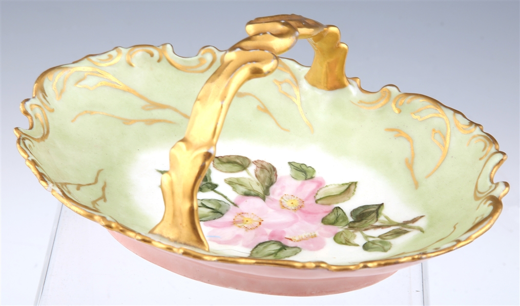 LIMOGES FRANCE PORCELAIN BASKET