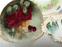 FLORAL DINNERWARE AND SERVINGWARE - LOT OF 9