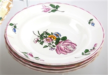 FLORAL DINNERWARE AND SERVINGWARE - LOT OF 9