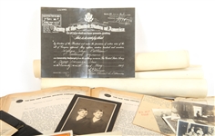 WWI SOLDIER'S ARCHIVE LOT OF 1ST LT. WALLACE PATTISON