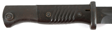 WWII GERMAN K98 MAUSER BAYONET, SCABBARD & TROPICAL FROG