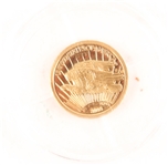 14K GOLD MINIATURE AMERICAN MINT COINS - LOT OF 2