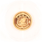 14K GOLD MINIATURE AMERICAN MINT COINS - LOT OF 2