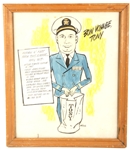 FRAMED MILITARY WALL ART LOT OF 3