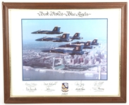 FRAMED MILITARY WALL ART LOT OF 3