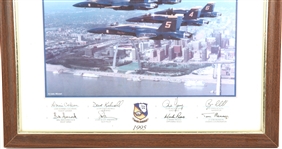 FRAMED MILITARY WALL ART LOT OF 3