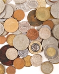WORLD COIN & CURRENCY LOT - 1000 GRAMS