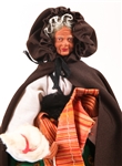 SANTON FRENCH CLAY FIGURES LOT OF 2 SIGNED 