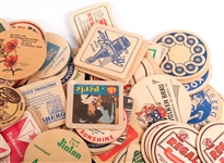 20TH CENTURY US & INTERNATIONAL BAR COASTER LOT OF 250+