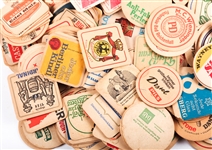 20TH CENTURY US & INTERNATIONAL BAR COASTER LOT OF 250+