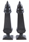 EARLY 20TH C. ASTOR BY POOLE PEWTER SHAKER SET OF 2