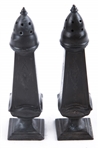 EARLY 20TH C. ASTOR BY POOLE PEWTER SHAKER SET OF 2