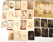 EARLY PHOTOGRAPHY LOT OF 41