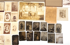 EARLY PHOTOGRAPHY LOT OF 41