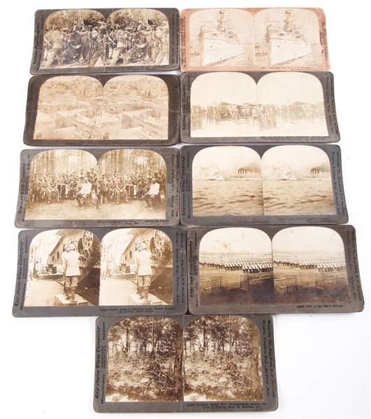 STEREOVIEW CARD LOT OF 9