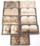 STEREOVIEW CARD LOT OF 9