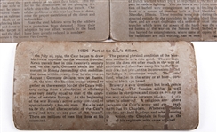 STEREOVIEW CARD LOT OF 9