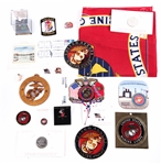 US MARINE CORPS COMMEMORATIVE & MEMORABILIA LOT