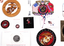 US MARINE CORPS COMMEMORATIVE & MEMORABILIA LOT