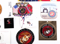 US MARINE CORPS COMMEMORATIVE & MEMORABILIA LOT