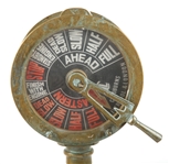 CHADBURNS LIVERPOOL & LONDON BRASS SHIP TELEGRAPH