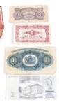 WWII ERA FOREIGN CURRENCY BANK NOTE AND COIN LOT