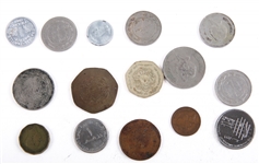 WWII ERA FOREIGN CURRENCY BANK NOTE AND COIN LOT