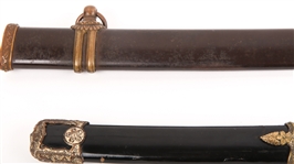 JAPANESE KATANA SCABBARDS - LOT OF 2