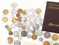 20TH C. U.S. TOKENS & MEDALS - 2.5 LBS