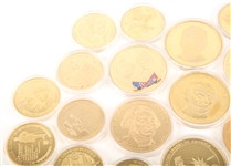 AMERICAN MINT PROOF GOLD MEDALS / COINS - LOT OF 30