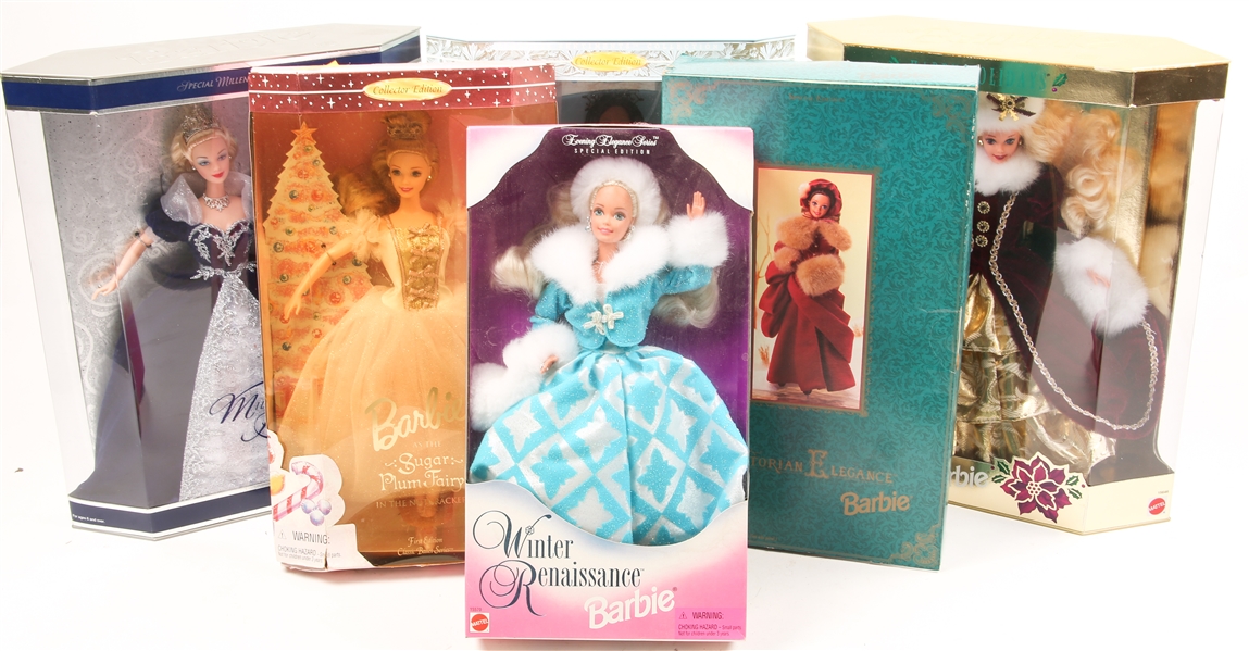 COLLECTIBLE BARBIES IN ORIGINAL BOXES 