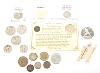 SILVER COIN COLLECTION - U.S. FOREIGN COMMEM. ETC