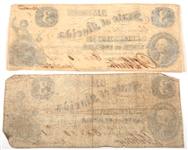 OCTOBER 1861 $3 STATE OF FLORIDA OBSOLETE BANKNOTES