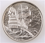 PIRATE SKULL 2 TROY OZ .999 FINE SILVER ROUND