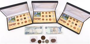 WORLD COIN & CURRENCY - LAST COINS OF EUROPE SETS