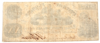 1862 $20 STATE OF FLORIDA OBSOLETE BANKNOTE