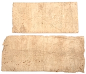 1863 $1 & 50 CENT STATE OF ALABAMA OBSOLETE BANKNOTES