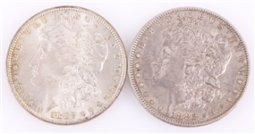 1882 P & O MORGAN SILVER DOLLARS - LOT OF 2