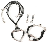 BRIGHTON HERITAGE HEART JEWELRY SET & GIFT BOX TIN