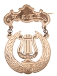 WOMANS CHRISTIAN TEMPERANCE UNION (WCTU) MUSIC BADGE