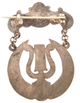 WOMAN'S CHRISTIAN TEMPERANCE UNION (WCTU) MUSIC BADGE