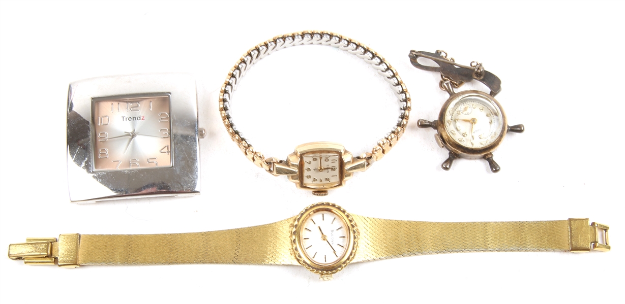 WOMENS ESTATE WRIST WATCHES - LOT OF 4 