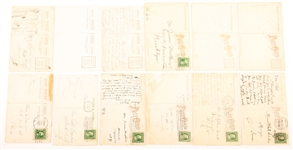 EMBOSSED GAR AND PATRIOTIC POSTCARDS - LOT OF 12