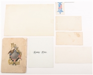 LATE 19TH C. GAR ENCAMPMENT & POST EPHEMERA - LOT OF 7