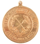 TRANS-MISSISSIPPI TURN FEST 1898 GERMAN BADGE