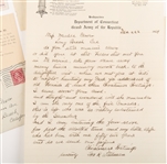EARLY 20TH C. GAR EPHEMERA POSTCARDS, GUIDE & LETTERS