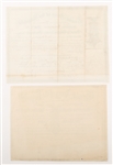 LATE 19TH C. GAR DEPT. OF PA TRANSFER CARDS - LOT OF 2